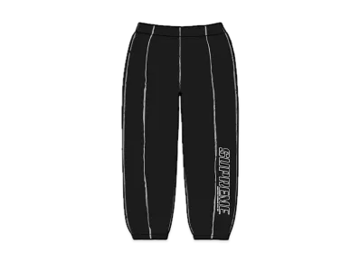 Supreme Coverstitch Sweatpant "Black"