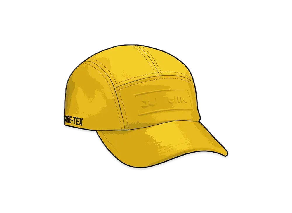 Supreme GORE-TEX Leather Camp Cap "Yellow"