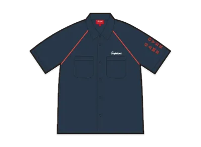Supreme Fuck Everything S/S Work Shirt "Light Navy"