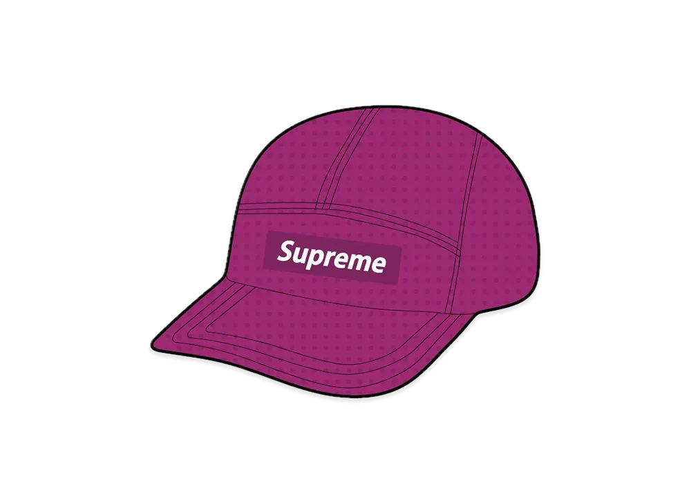 Supreme Perforated Camp Cap "Magenta"