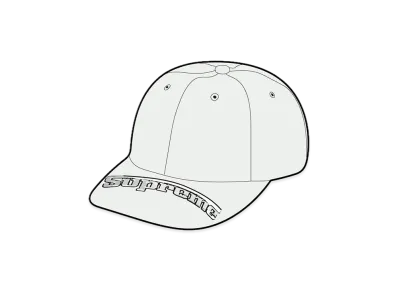 Supreme Touring Visor 6-Panel "White"
