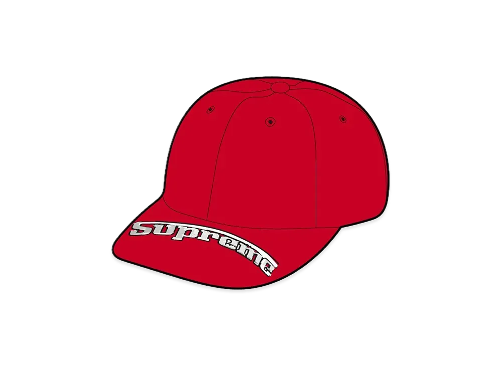 Supreme Touring Visor 6-Panel "Red"