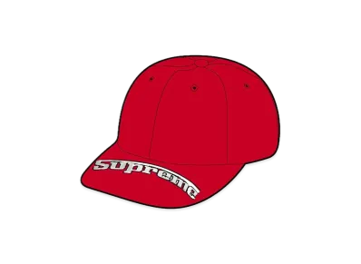 Supreme Touring Visor 6-Panel "Red"