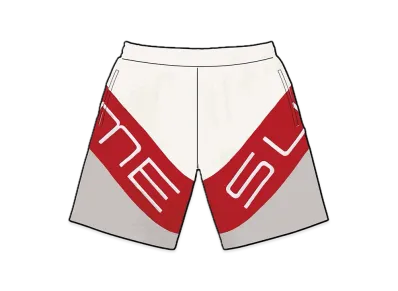 Supreme Stretch Sweatshort "White"