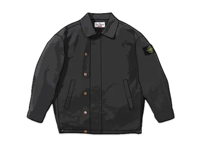 Supreme / Stone Island Reactive Ice Camo Ripstop Jacket "Black"