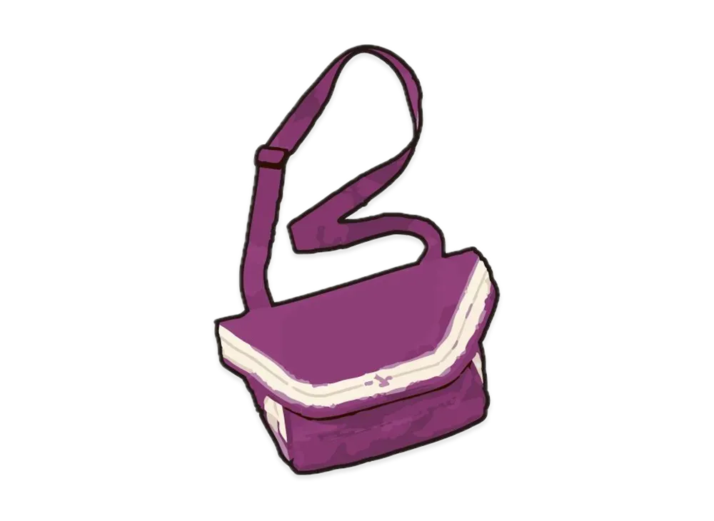 Supreme / Stone Island Stripe Messenger Bag "Purple"