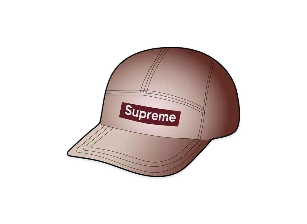 Supreme Reflective Mesh Camp Cap "Brown"