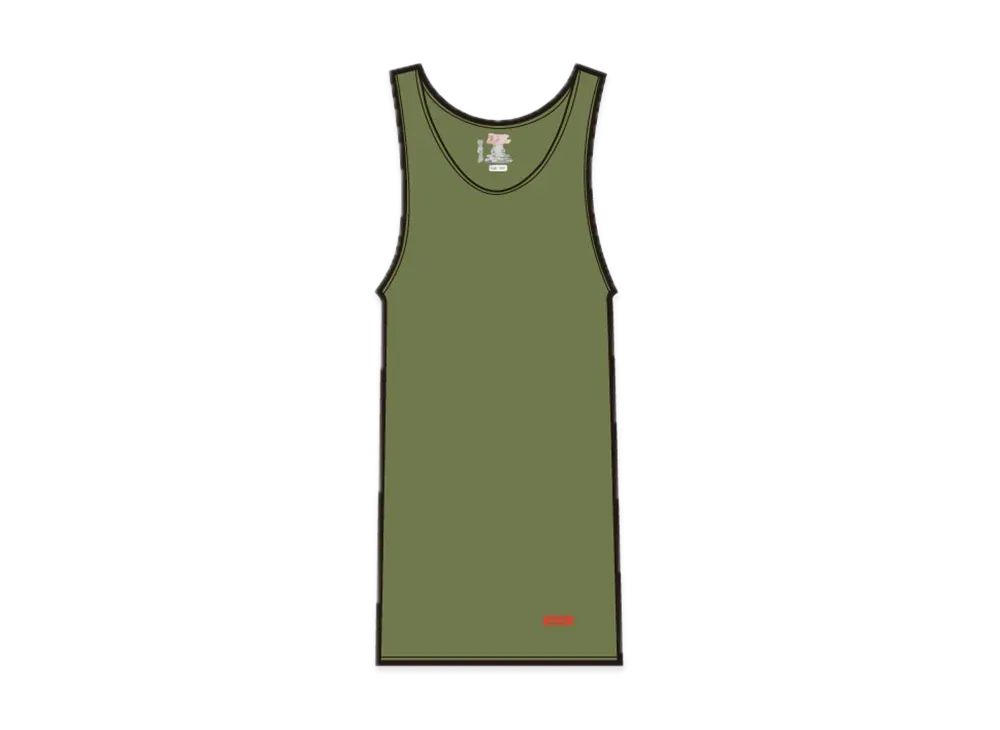 Supreme x Hanes Tagless Tank Top (3 Pack) "Olive"