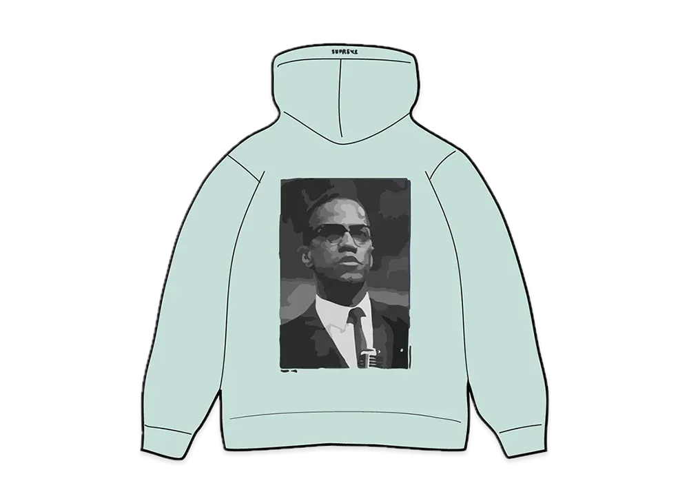 Supreme Malcolm Hooded Sweatshirt "Pale Mint"