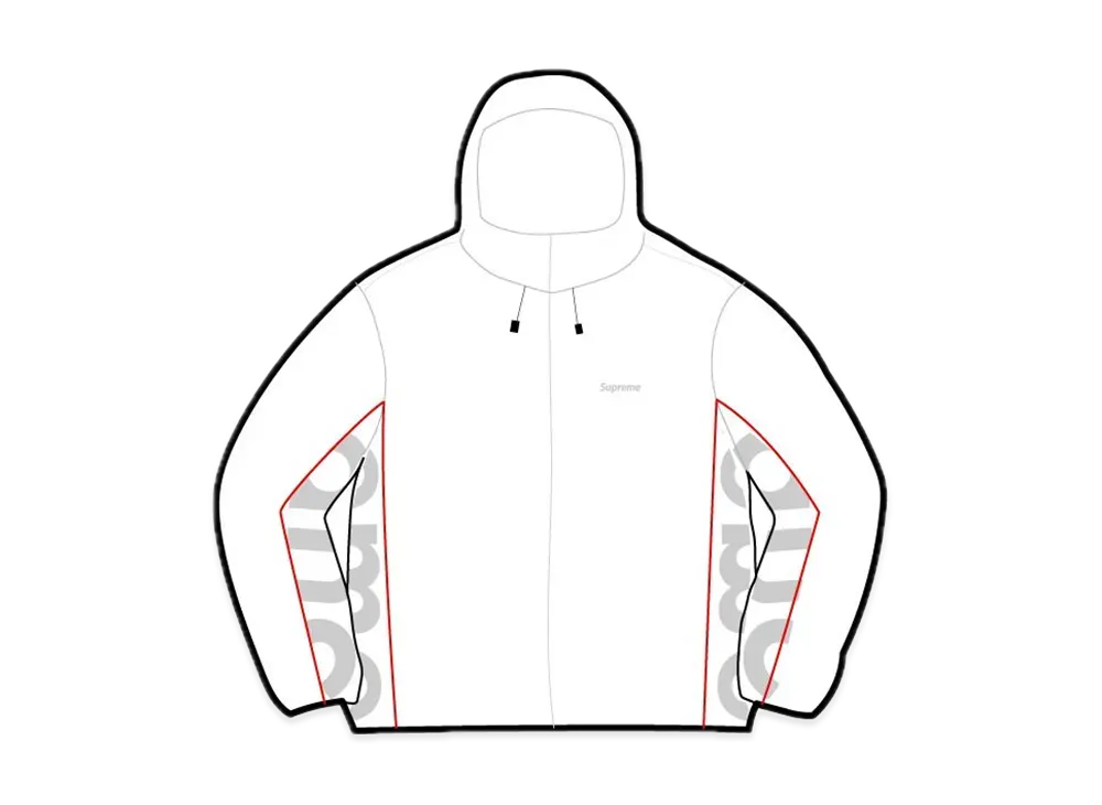 SUPREME　Ripstop Hooded Windshell　M　ホワイト Supreme Ripstop Hooded Windshell (SS22) - $178