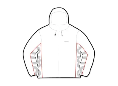 Supreme Ripstop Hooded Windshell "White"