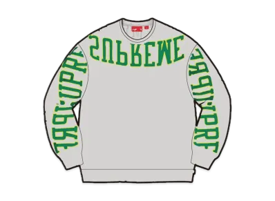 Supreme Multi Arc Crewneck "Heather Grey"