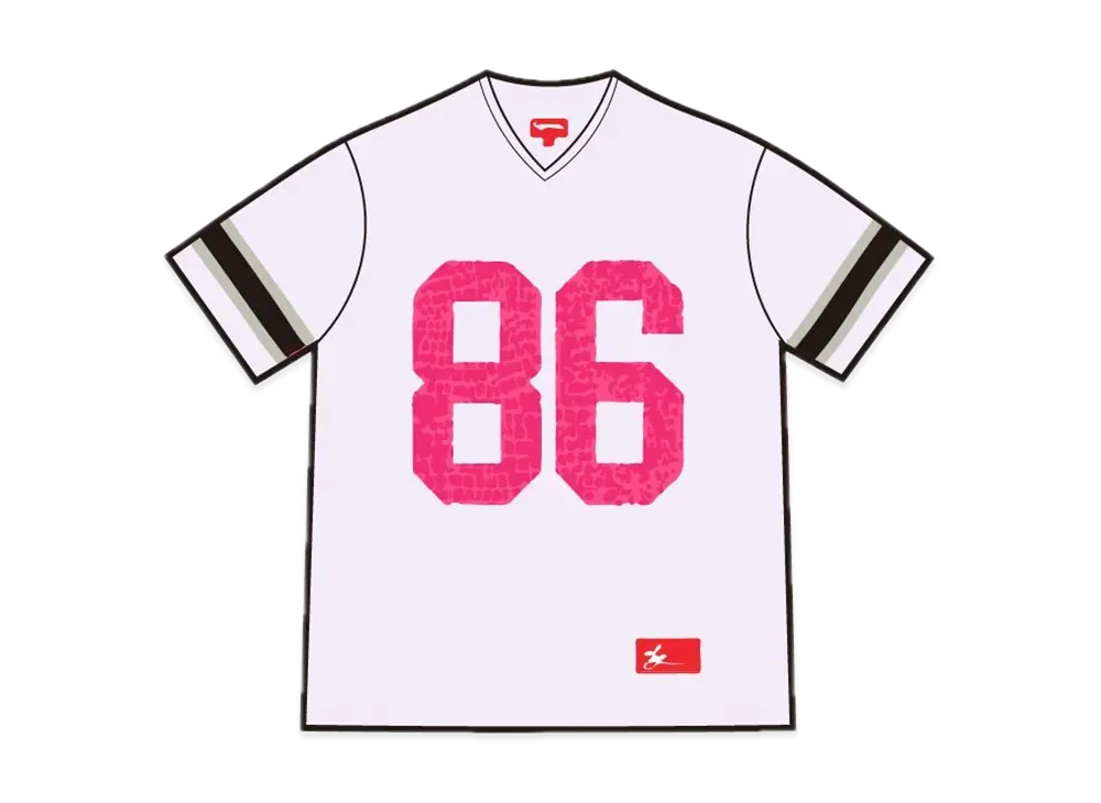 Supreme Faux Croc Football Jersey "White"