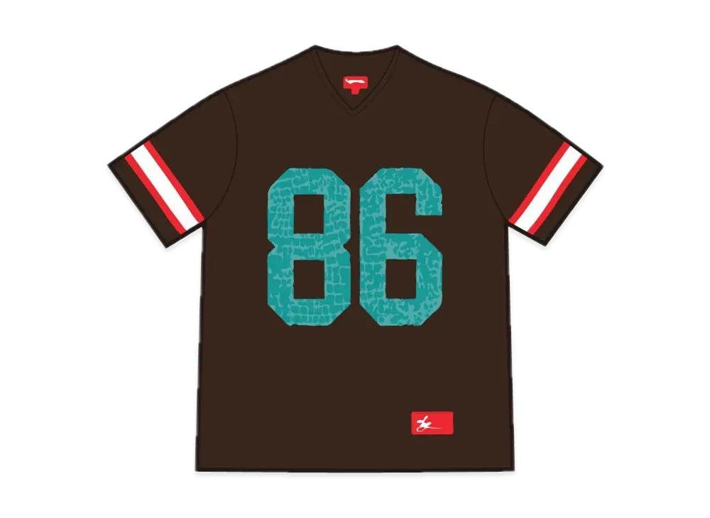 Supreme Faux Croc Football Jersey "Brown"