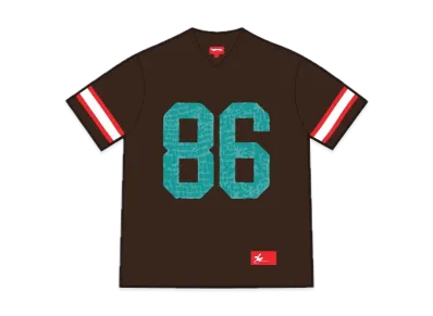 Supreme Faux Croc Football Jersey "Brown"