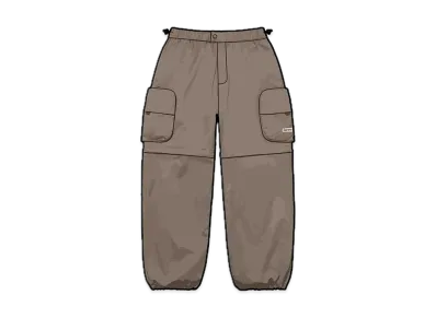 Supreme Cargo Zip-Off Cinch Pant "Grey"