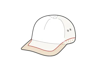 Supreme Side Logo 5-Panel "White"