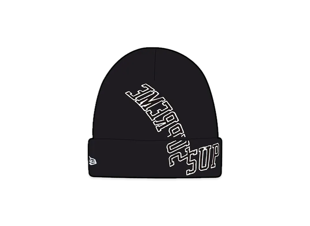 Supreme New Era Multi Arc Beanie "Black"