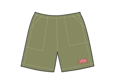 Supreme Nylon Painter Short "Olive" (22SS)