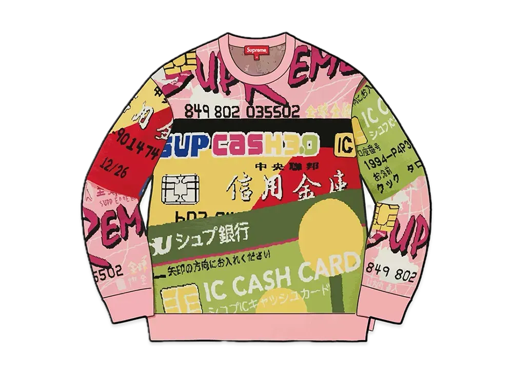 Supreme Credit Cards Sweater 