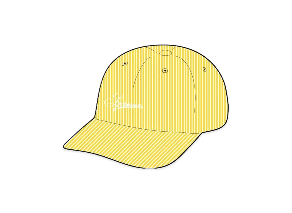 Supreme Stripe Mesh 6-Panel "Yellow"
