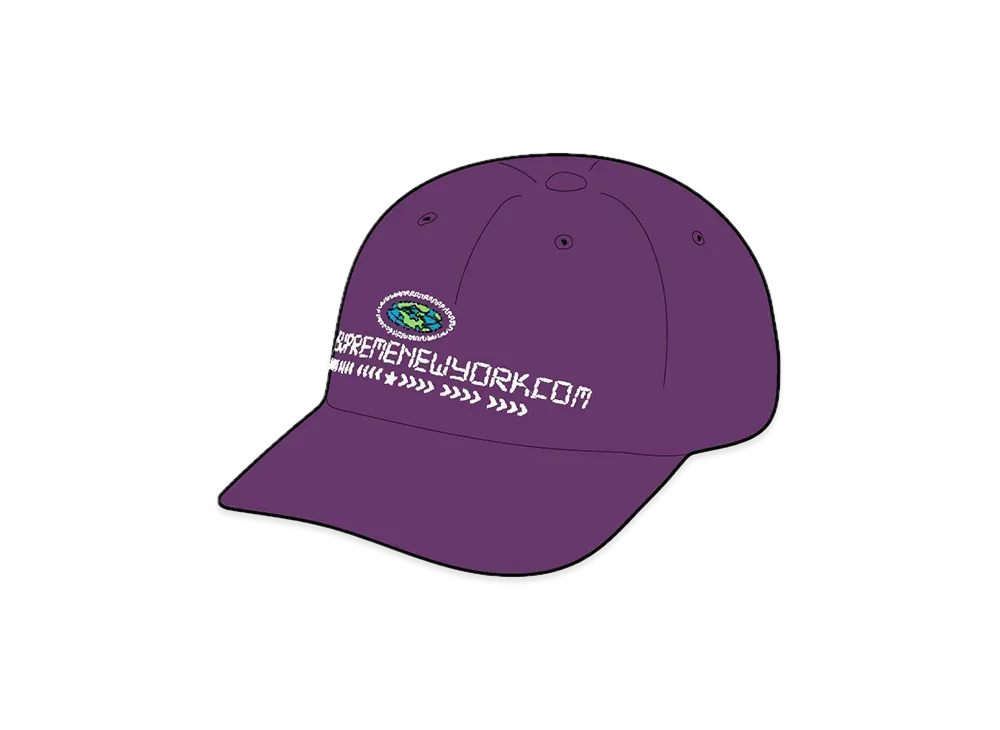 Supreme URL 6-Panel "Purple"