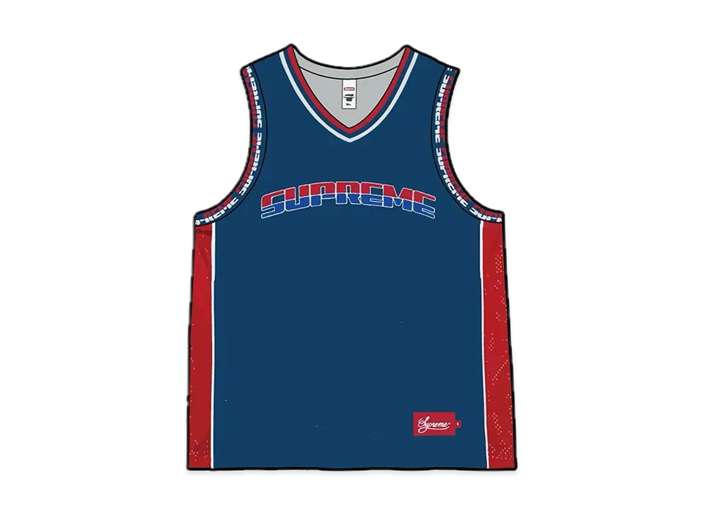Supreme Reversible Basketball Jersey "Royal"