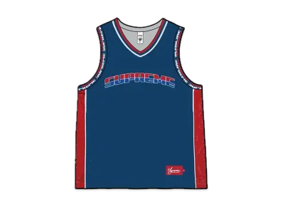 Supreme Reversible Basketball Jersey "Royal"