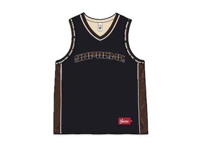 Supreme Reversible Basketball Jersey "Black"