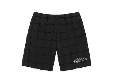 Supreme Reverse Patchwork Sweatshort "Black"