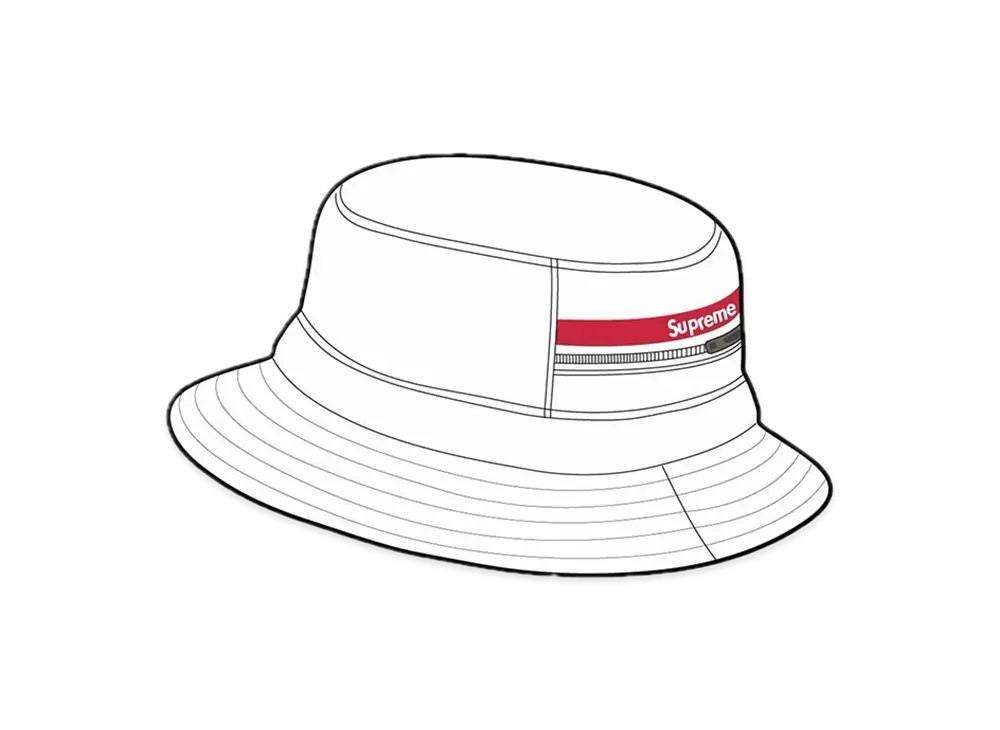 Supreme Zip Pocket Crusher "White"