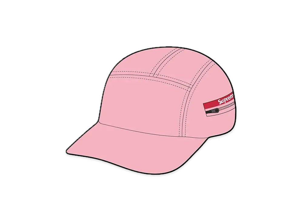 Supreme Zip Pocket Camp Cap "Pink"