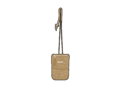 Supreme Fat Tip Jacquard Denim Neck Pouch "Olive"
