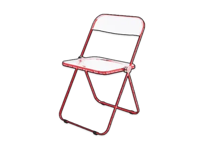 Supreme x Anonima Castelli Plia Chair "Red"