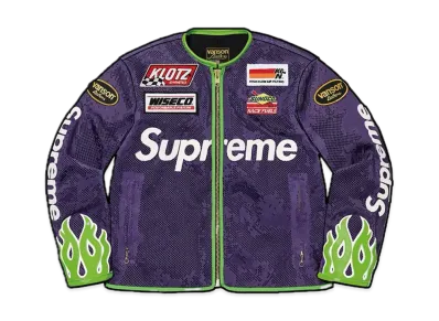 Supreme / Vanson Leathers Cordura Mesh Jacket "Purple"
