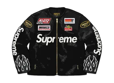 Supreme / Vanson Leathers Cordura Mesh Jacket "Black"