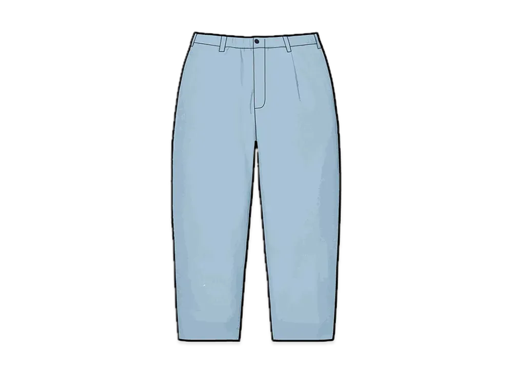 Supreme Pleated Trouser "Slate Blue"