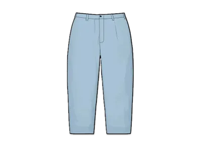 Supreme Pleated Trouser "Slate Blue"