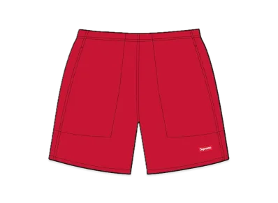 Supreme Nylon Water Short "Red"