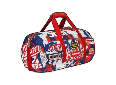 Supreme / Vanson Leathers Cordura Mesh Duffle Bag "Red Camo"