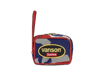 Supreme / Vanson Leathers Cordura Mesh Wrist Bag "Red Camo"