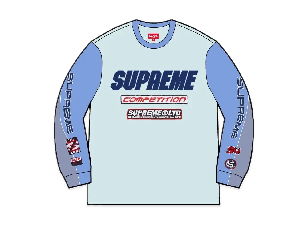 Supreme Competition L/S Top "Light Blue"