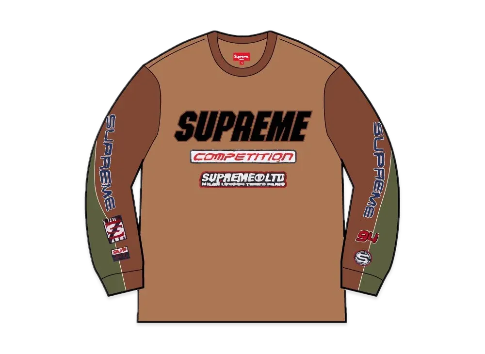Supreme Competition L/S Top "Tan"