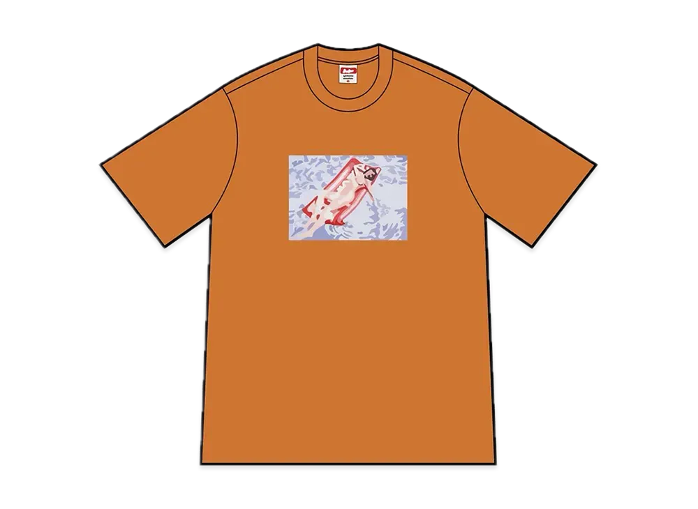 ♥【Spreme】Float Tee orange♥ Supreme Float Tee 
