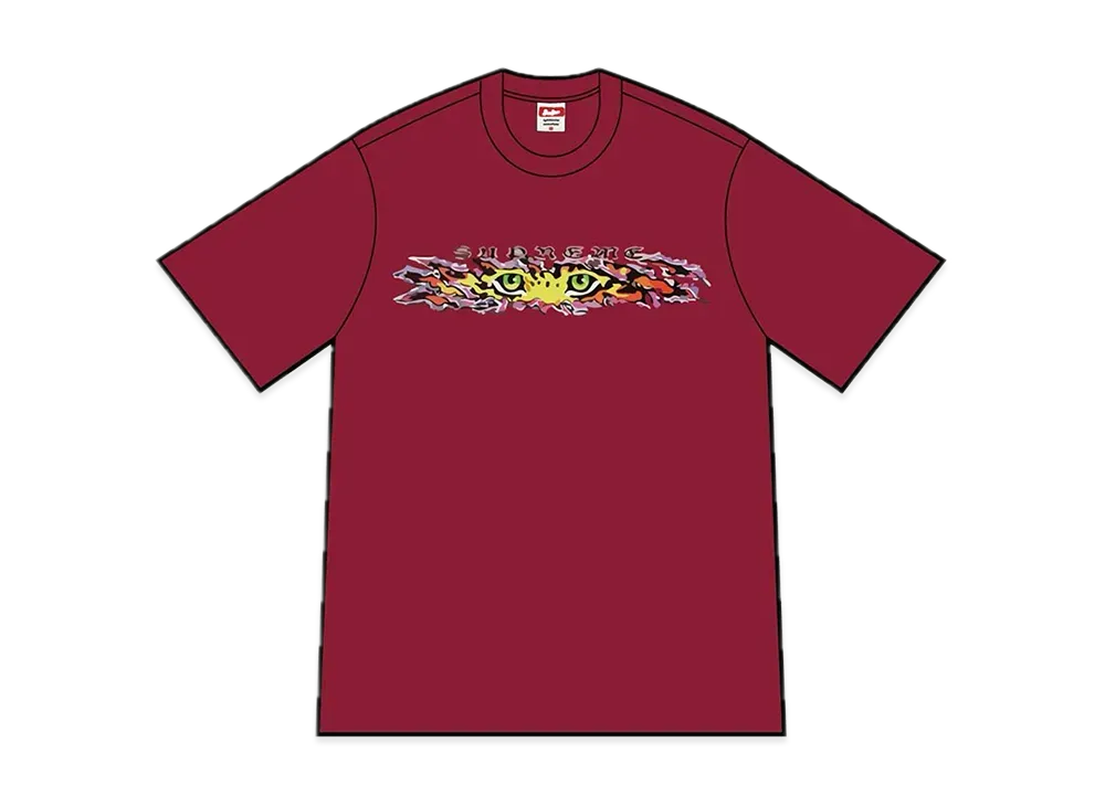 Supreme Eyes Tee "Cardinal"