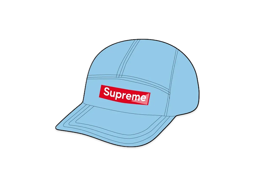 Supreme Inset Gel Camp Cap "Cyan"