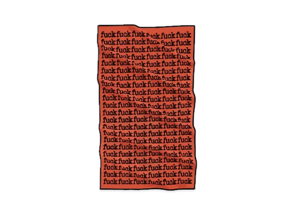 Supreme Fuck Towel "Orange"