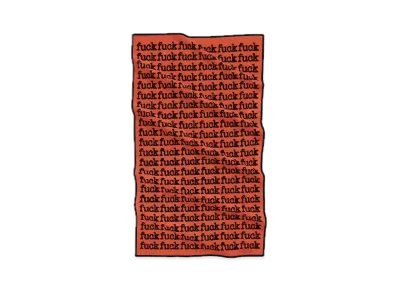 Supreme Fuck Towel "Orange"