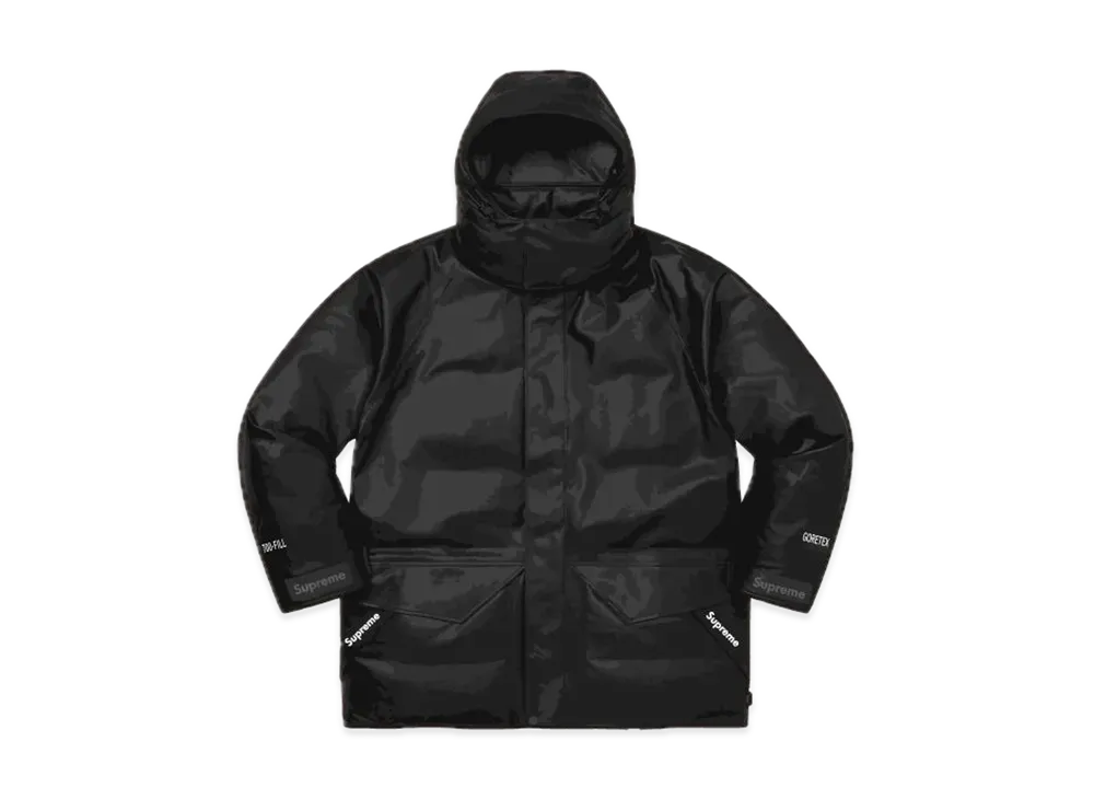 Supreme Gore-Tex Leather 700-Fill Down Parka "Black"