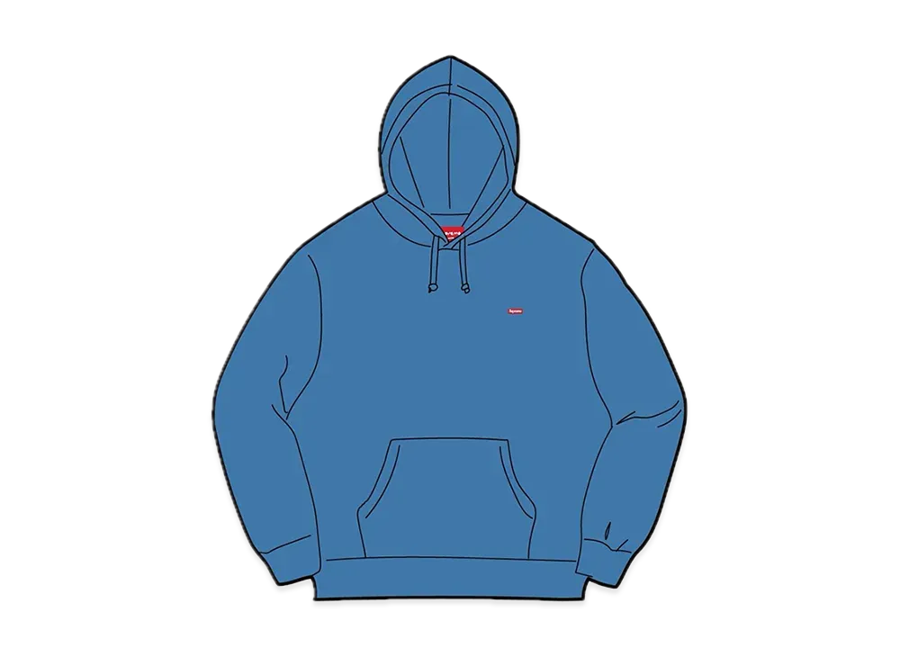 Supreme Small Box Hooded Sweatshirt "Pale Royal" (23SS)